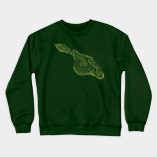 Santa Catalina Island (green) Crewneck Sweatshirt